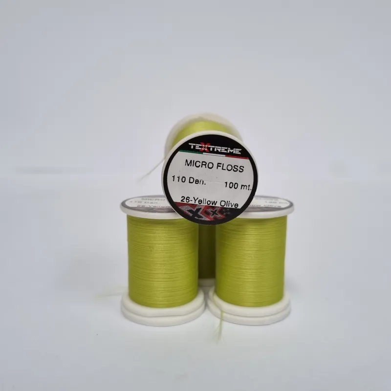 TEXTREME Micro Floss 110 Den in 26-Yellow Olive